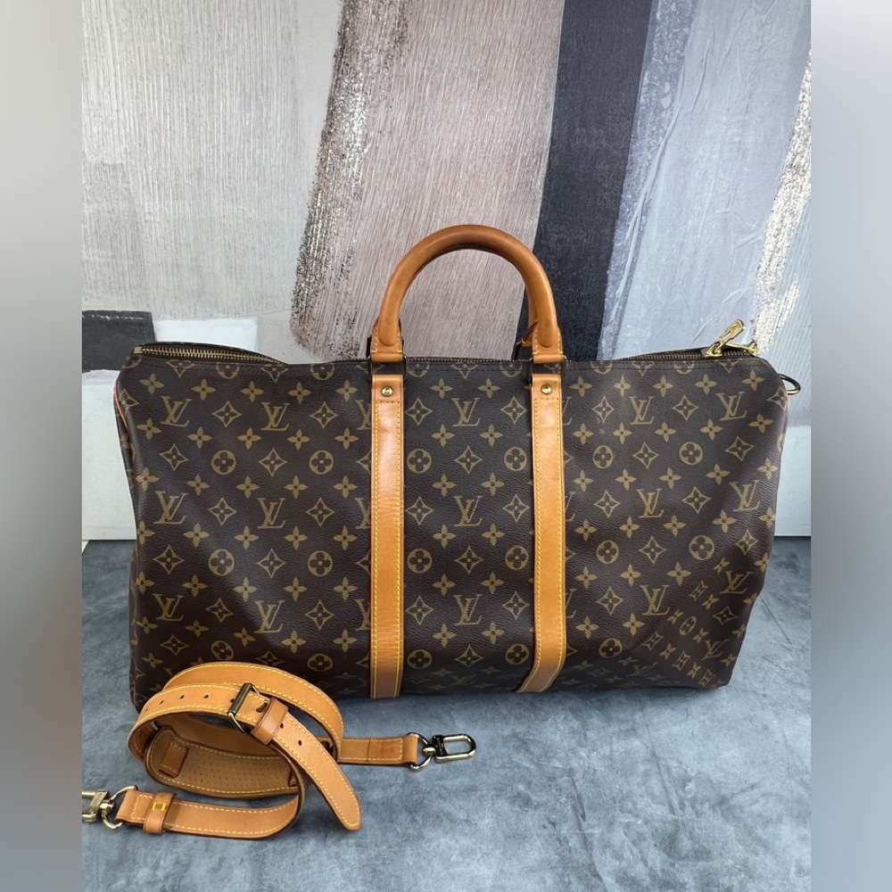 🌵Authentic Vintage  Louis Vuitton Keepal 55 Bandouliere 🌵